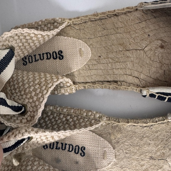 Soludos Women's Classic Espadrille Lace-Up Sandals Size 9 1/2 - Picture 9 of 9